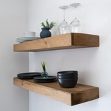 floating shelves modern 3" thick floating shelves